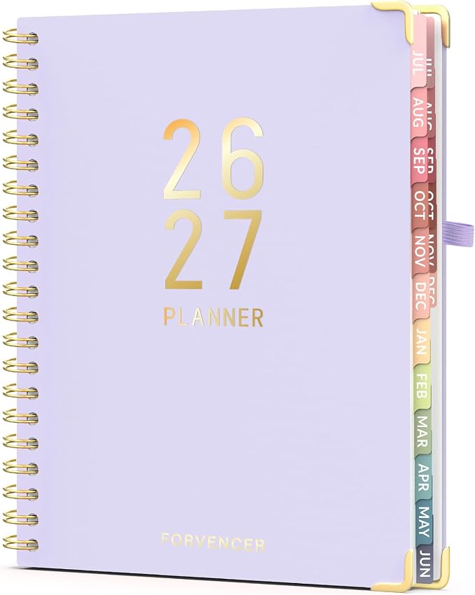 Jul 2026 - Dec 2027 Planner, Forvencer 18 Month Academic Planner 2026-2027 by Forvencer