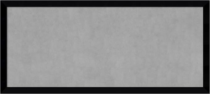 Amanti Art Black Framed Magnetic Board 23x51 Oversize Vision Board by AmantiArt