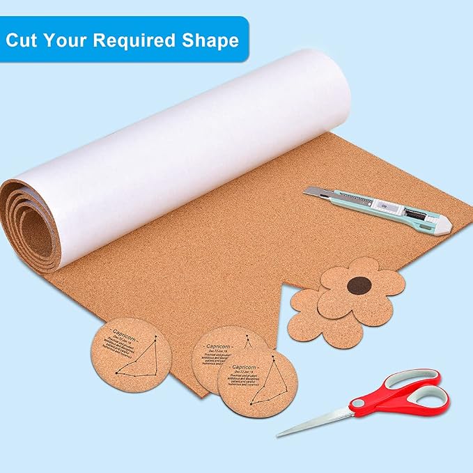 Self-Adhesive Cork Board Roll, 1/8" Thick Cork Boards - Image 3