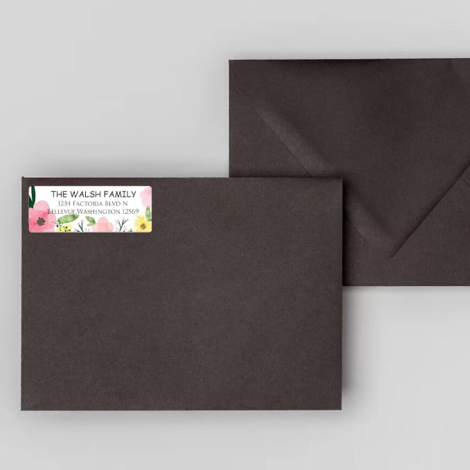 LINMAGCO Personalized Return Address Labels Gold 500 Pcs Mail Labels - Image 8