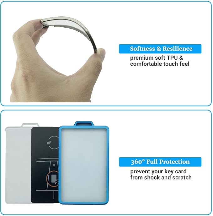 Transparent Card Key Holder for Tesla, Soft Card Case Cover for Model Y/3/S/X - Image 4