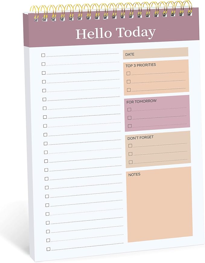 Taja To Do List Notepad by Taja