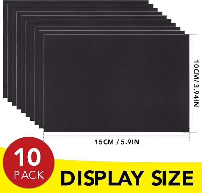 DIYMAG Magnetic Adhesive Sheets, 4 x 6 10 Pack Photo Mat Cuttable Magnets - Image 2