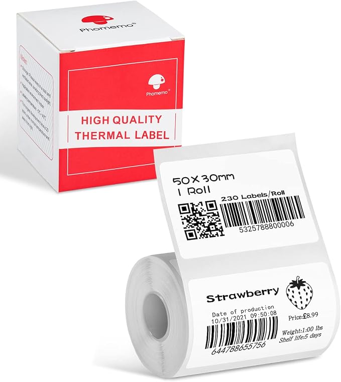 Phomemo Thermal Sticker Label Paper by Phomemo