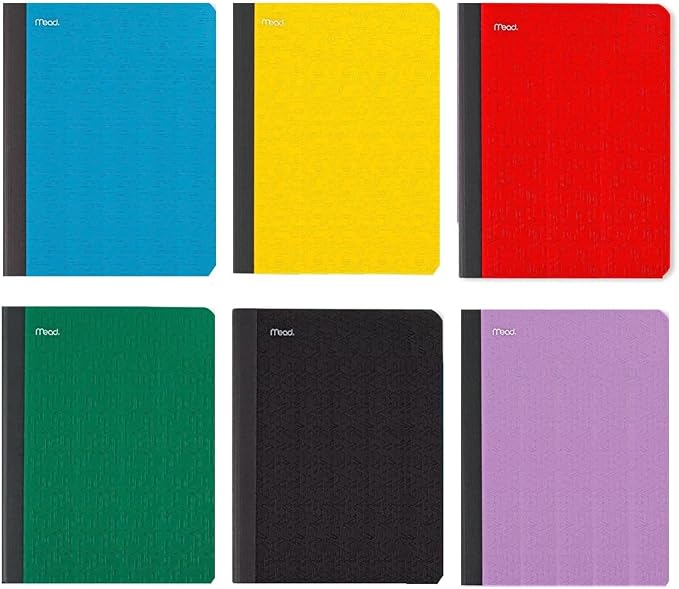 Five Star Composition Book + Study App, 4 Pack, Wide Ruled Paper, 7-1/2" x - Image 3