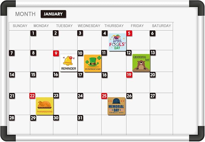 Double-Sided Magnetic Numbers and Months - Image 4