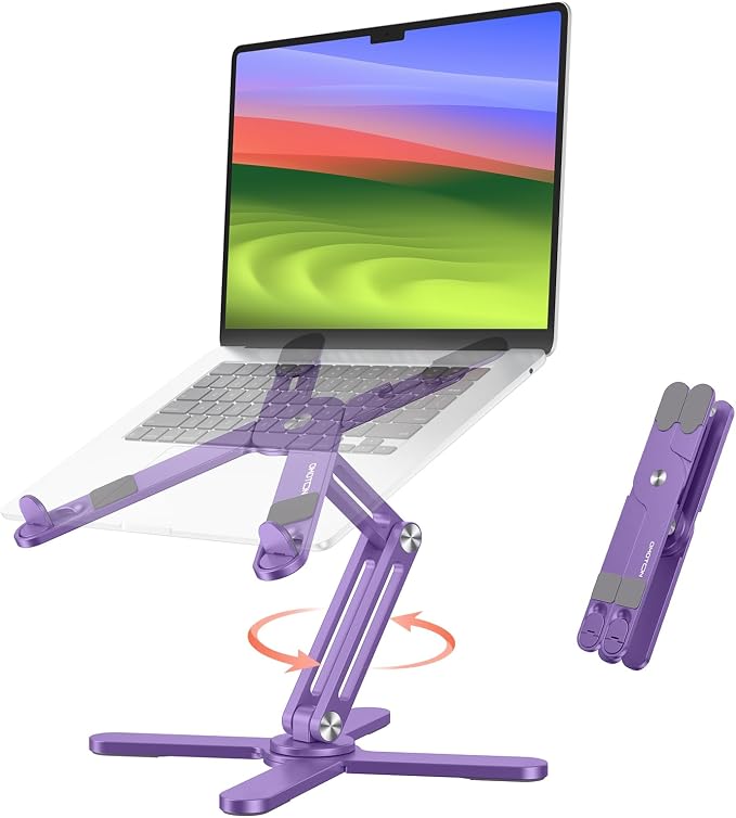 OMOTON 360° Rotating Laptop Stand Riser by OMOTON