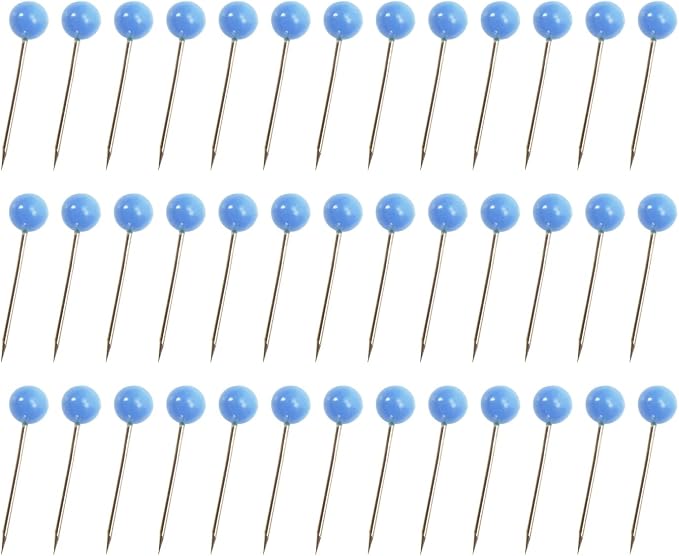 Tupalizy 1/8 Inch Small Round Ball Head Decorative Push Pins Map Thumb Tacks by Tupalizy