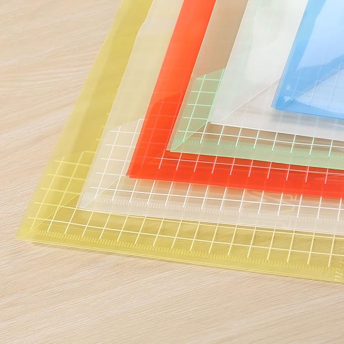 BIGEBO 10 PCS Plastic Folders for File, Transparent My Clear Bag, Office - Image 7