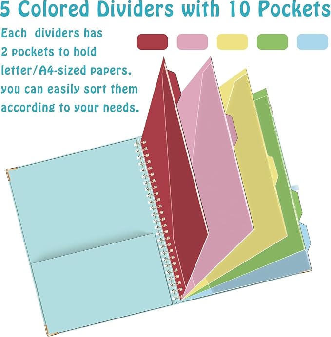 HAUTOCO Clipboard Folio with Refillable Notepad - Image 7