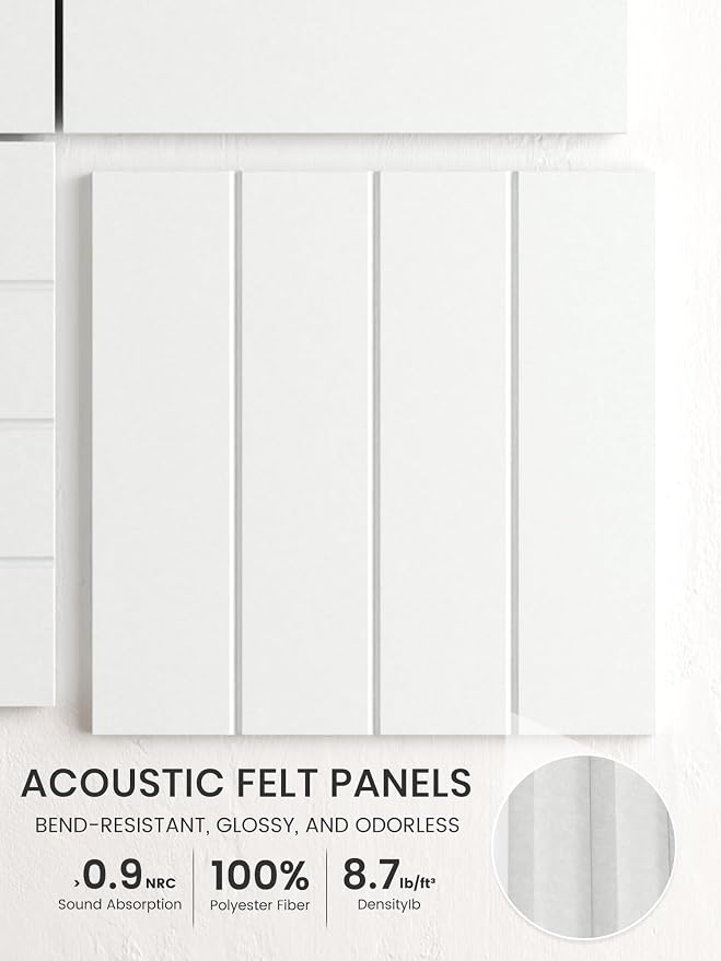 Bumusty Large Cork Board Alternative-36 x 24" Felt Bulletin Board Tiles - Image 3