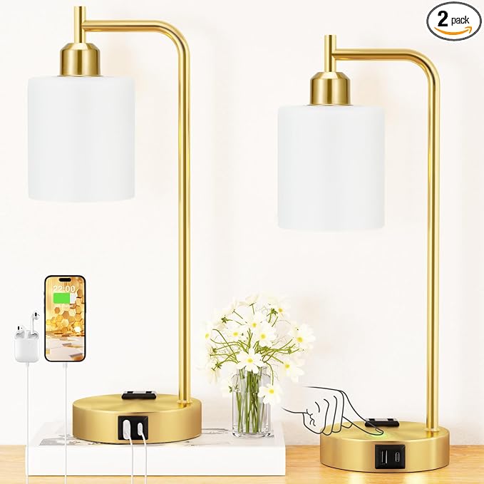 Innqoo Industrial Gold Table Lamps by Innqoo