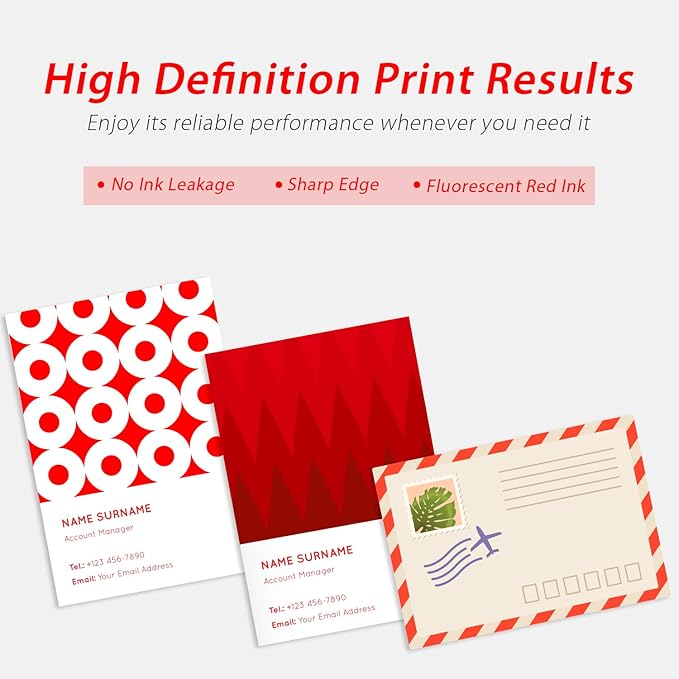 High Capacity SL-870-1 XXL Red Ink Cartridge Compatible with SL870-1 SL8701 XXL Fluorescent Red Ink Replacement for Pitney Bowes SendPro Mailstation Postage Meter (CSD1) 2-Pack (2×16ML)-DeskLoop Office