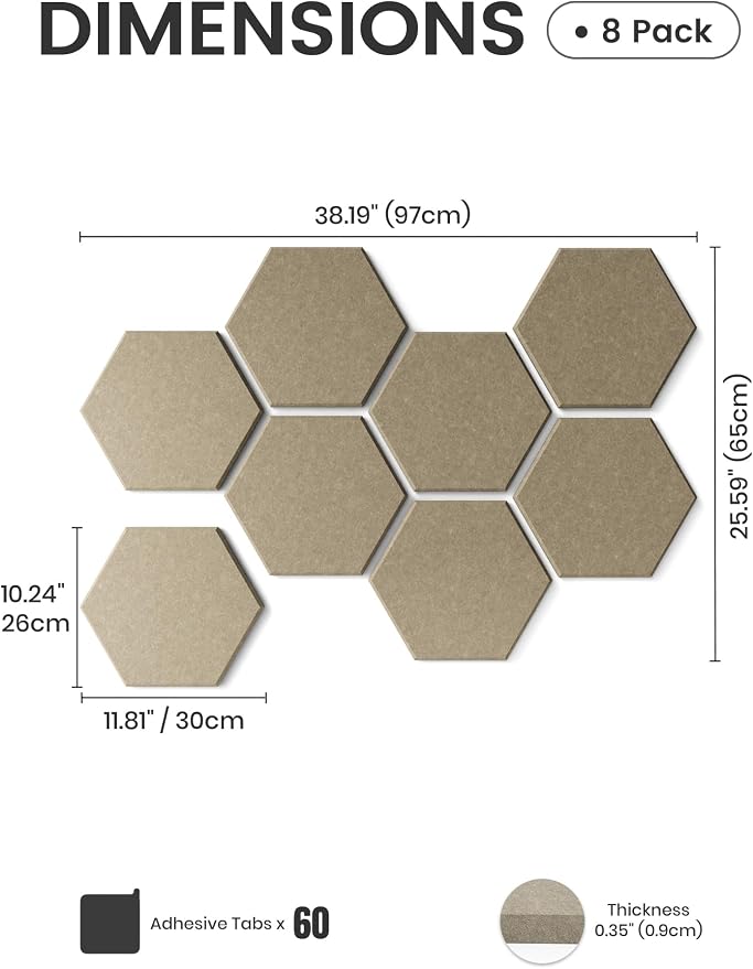 Fluxynara Hexagon Cork Board Alternative - Image 2