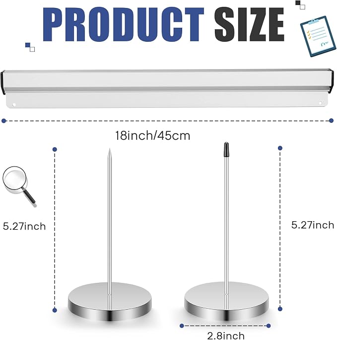 Henoyso 18 Inch Aluminum Slide Check Rack - Image 3