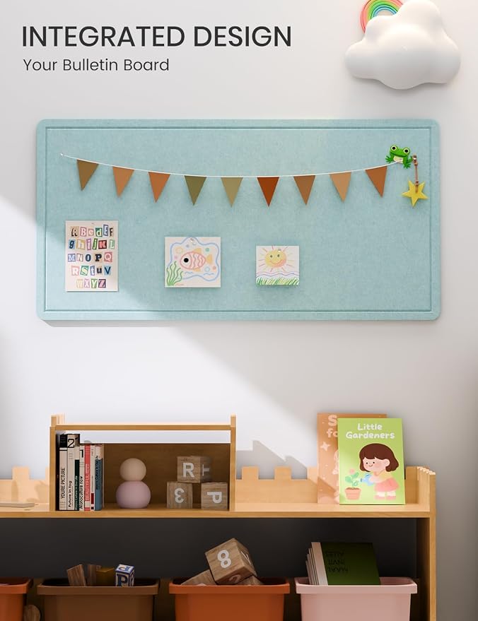Fluxynara Bulletin Board, Foldable Felt Pin Board - Image 6