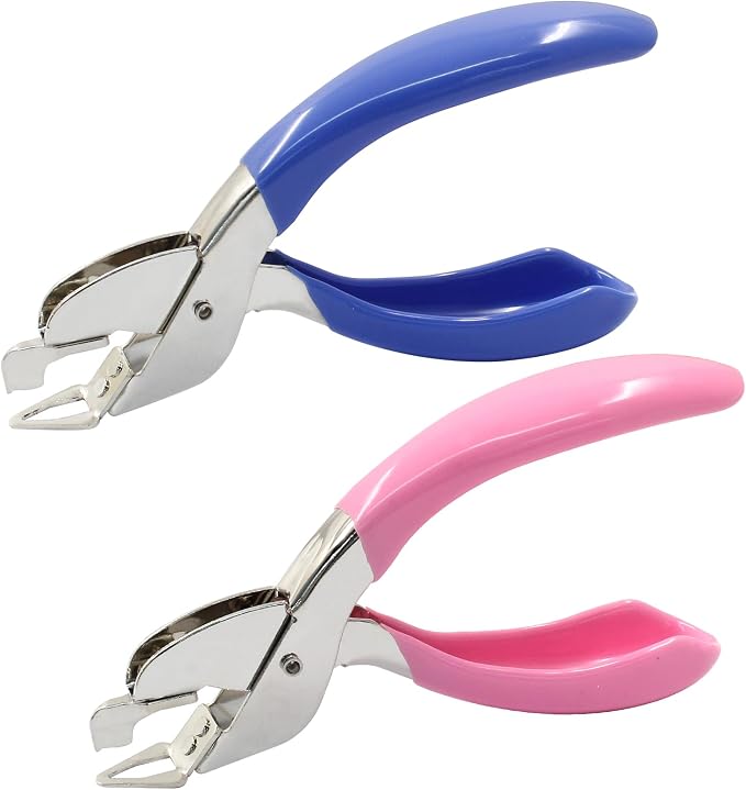 2Pcs Handheld Staple Removers Staple Removal Tool Heavy Duty Staple Remover by Rierdge