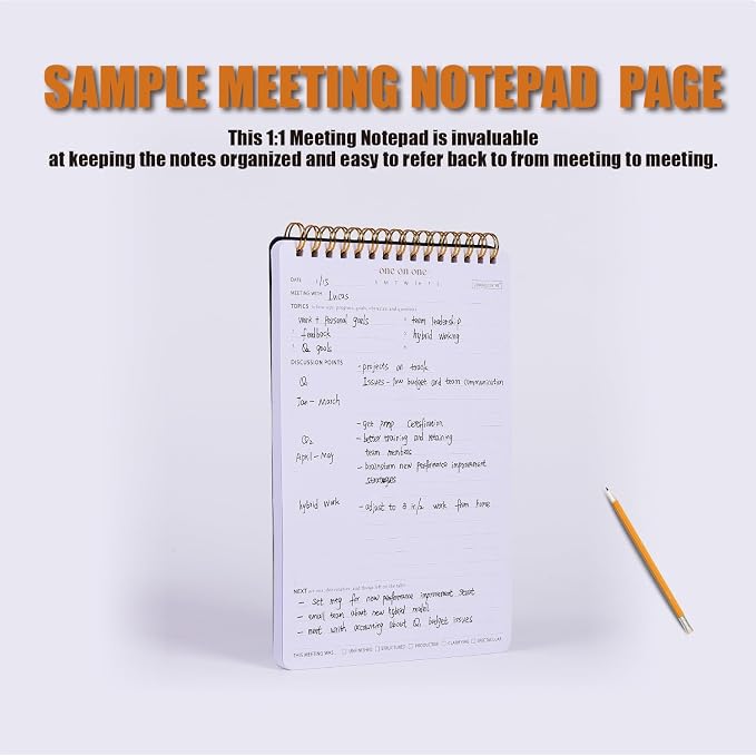 Meeting Notebook for Work with Action Plan - Image 3