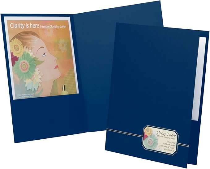 Oxford Monogram Executive Twin Pocket Folders, Letter Size, 4 Pack - Image 7