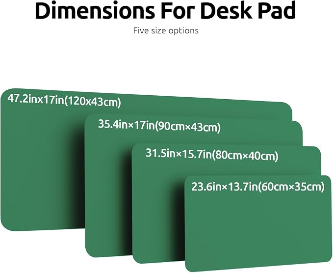 YSAGi Leather Desk Pad Protector, Office Desk Mat, Large Mouse Pad, Non-Slip PU - Image 8