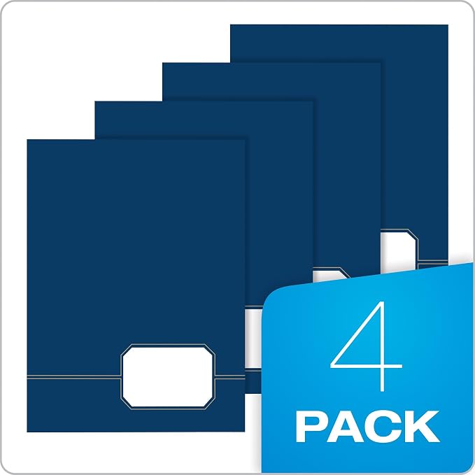Oxford Monogram Executive Twin Pocket Folders, Letter Size, 4 Pack - Image 5