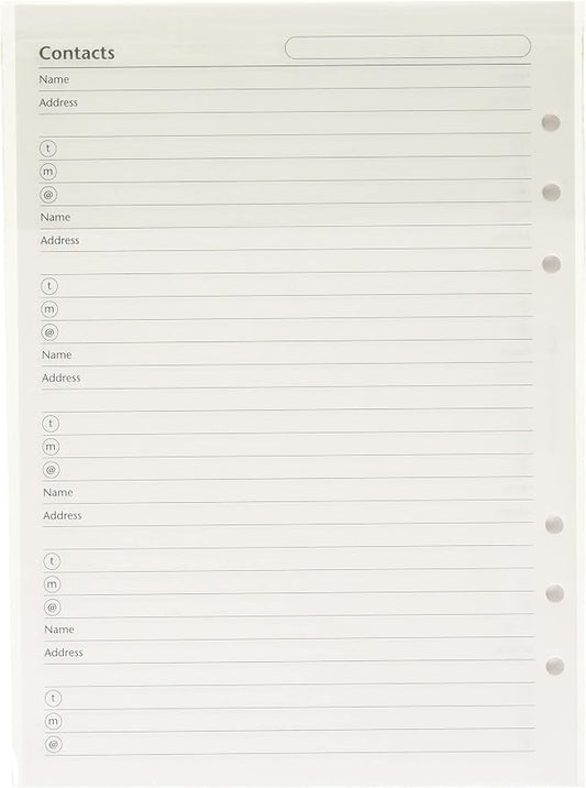 Filofax A5 Name/Address/Phone/Fax by Filofax