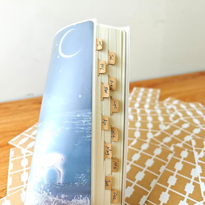 420 PCS Brown Writable Index Tabs, 35 Sheets Smudge-Free Thickened Paper Tape - Image 7