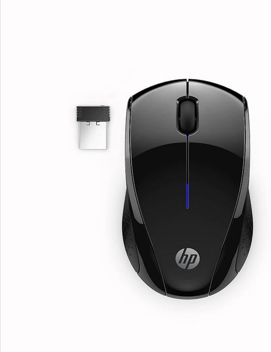 HP X3000 G2 Wireless Mouse - Ambidextrous 3-Button Control, & Scroll Wheel Multi-Surface Technology, 1600 DPI Optical Sensor Win, Chrome, Mac OS Up to 15-Month Battery Life (‎28Y30AA#ABA, Black)-DeskLoop Office