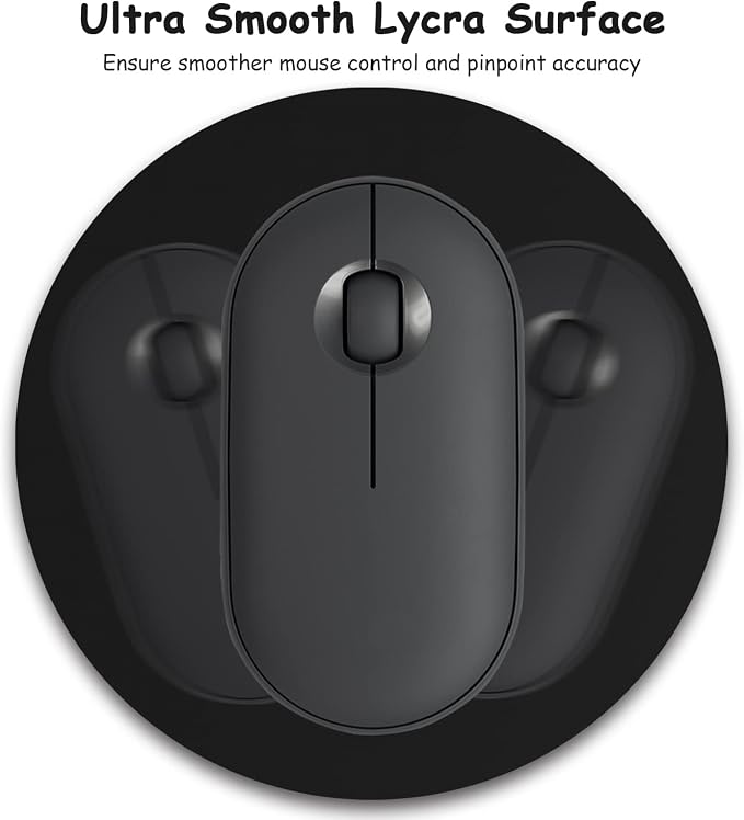 Dapesuom Small Mouse Pad, 6 x 6 Inch Thick Rubber Premium-Textured Non-Slip - Image 3