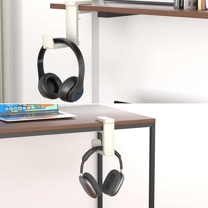 Headphone Hook - Adjustable Clamp-on Headphone Holder, Under Desk Gaming - Image 3