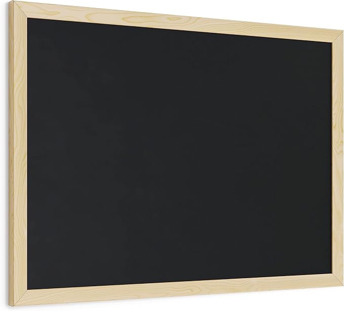 U Brands Chalkboard, Light Birch Wood Frame by UBrands