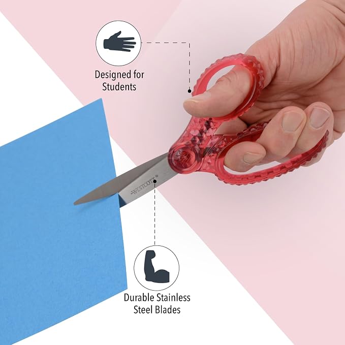 Westcott GEM Crystal-Design Scissors - Image 4