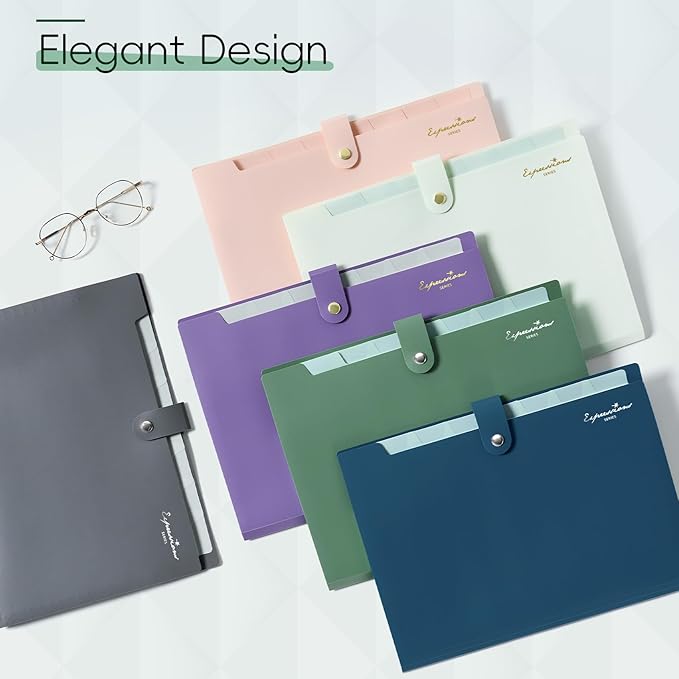 Sooez Elegant Accordion File Organizer - Image 2