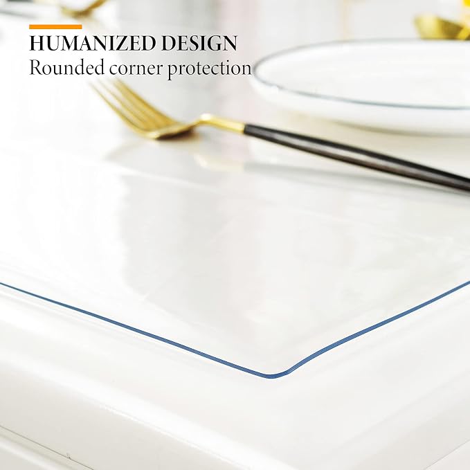 Deep Dream 1.5mm Clear Desk Cover Protector, 36×72 Inch Clear Desk Cover - Image 3