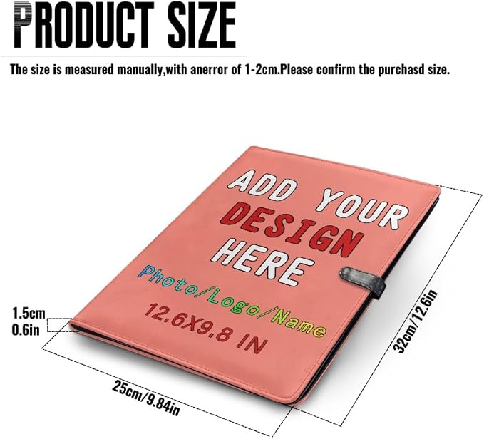 Personalized Padfolio with Logo, Custom Business Portfolio with A4/US Letter - Image 4