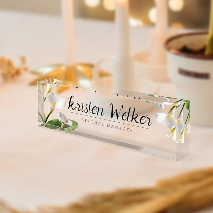 Desk Name Plate Personalized, Custom Name Plates - Image 6
