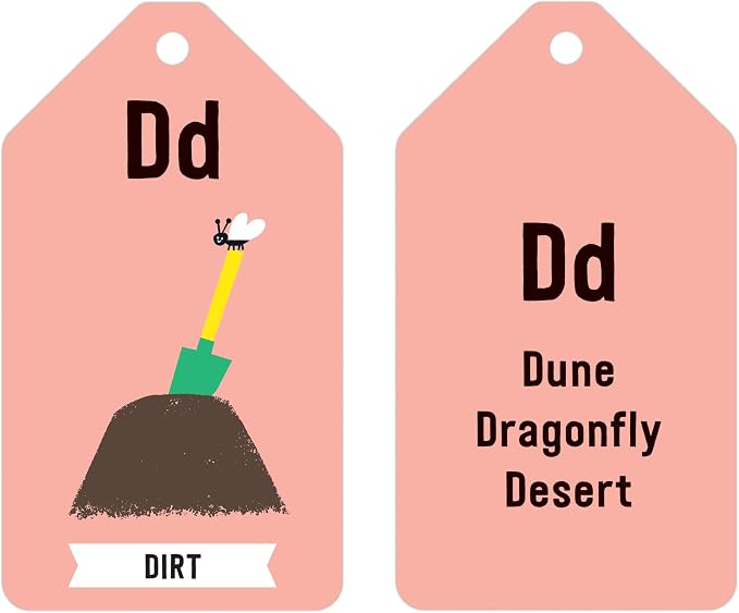 Mudpuppy ABCs of The Earth — Ring Flashcards 26 Durable Double Sided Alphabet - Image 5