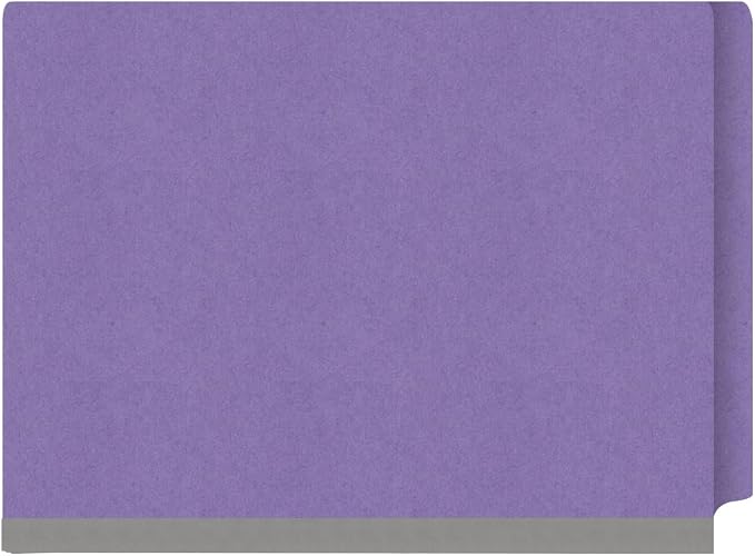 Ecom Folders Heavy Duty Top Tab Classification Folders | Letter Size 18 Pt Stock - Image 3