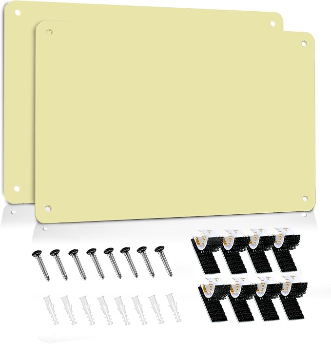 2Pack Magnetic Board 17.5" x 11.4" Magnet Bulletin Board is Suitable by Beclumas