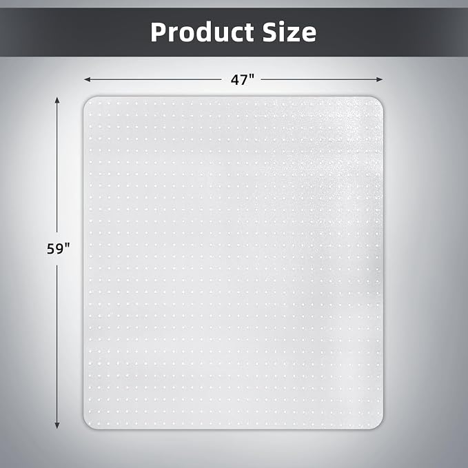 Office Chair Mat for Carpet Floor, Heavy Duty Desk Chair Mat for Low/No Pile - Image 7