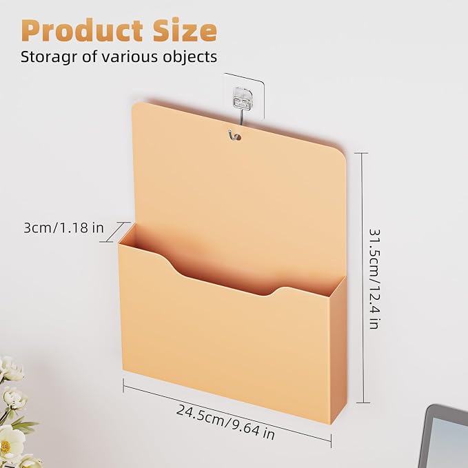 Marbrasse 2 Pack Magnetic File Holder - Image 2