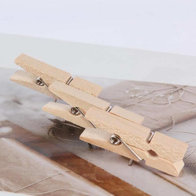 100-Pack Wooden Push Pins for Bulletin Board | Durable Cork Board Clips - Image 6