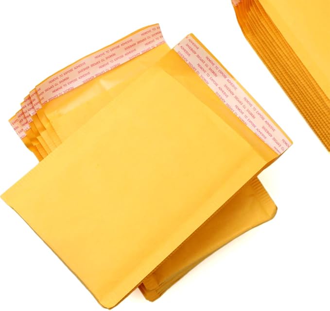 Acrux7 5 x 7" Bubble Mailers, Padded Mailing Envelopes 50 Pack, Kraft Bubble - Image 6