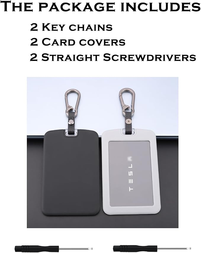 TANDRIVE 2PCS Silicone Key Card Holder Case Compatible - Image 6