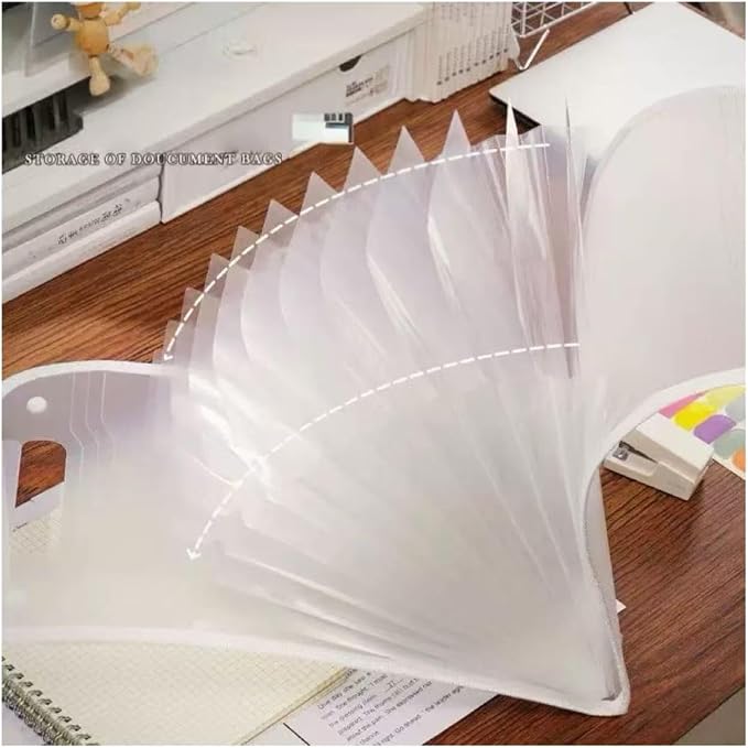 Vertical Accordion File Folder, 13 Pockets Expanding File Organize - Image 2