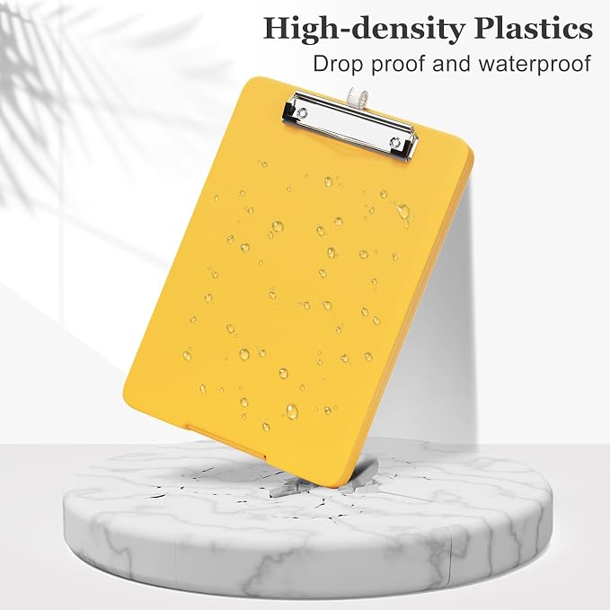 Piasoenc Small Clipboard with Storage, Clip Board with Pen Holder, School & - Image 5