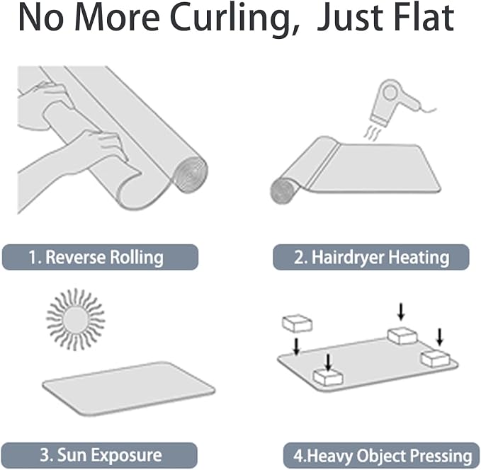 Yecaye Office Chair Mat for Hardwood Floor, PVC Heavy Duty Floor Protector for - Image 8
