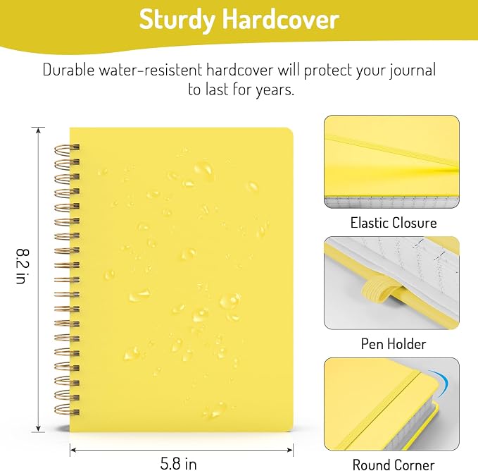 Forvencer Lined Spiral Journal Notebook - Image 6