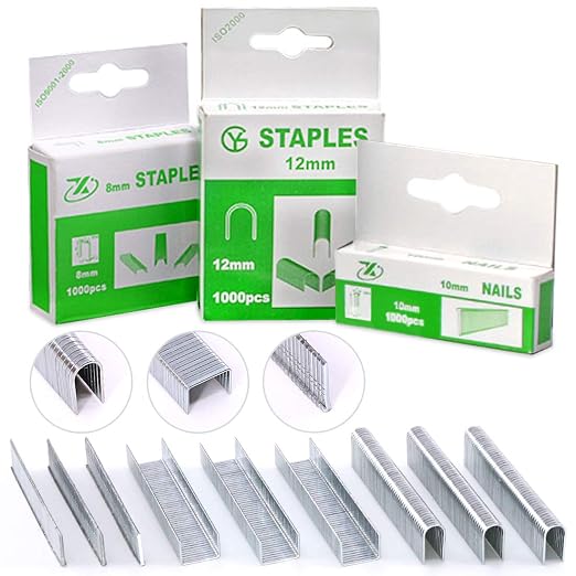 Swpeet 3000Pcs Premium Quality Officemate Standard 3 Sizes Staples, Including by Swpeet