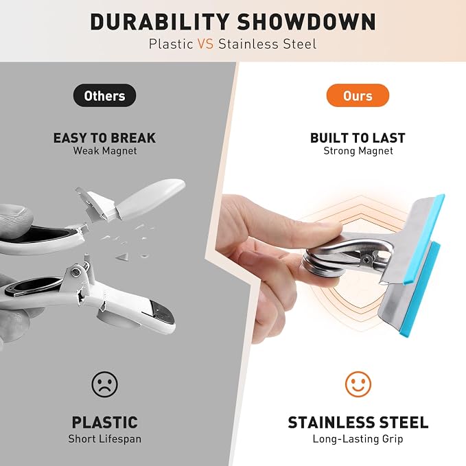 Magnetic Chip Clips, Stainless Steel Chip Bag Clips - Image 2